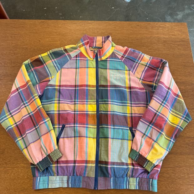 [L] 슈프림 마드라스 트랙자켓 