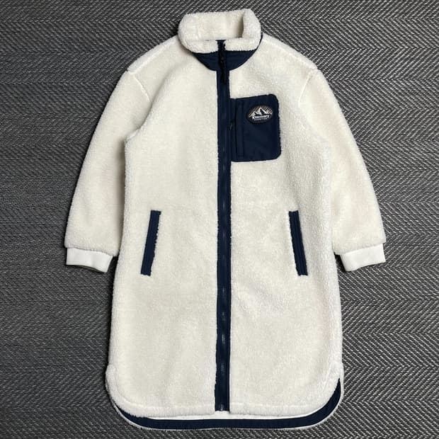 디스커버리 양털 쉐르파 반코트 롱 플리스 자켓o 5144