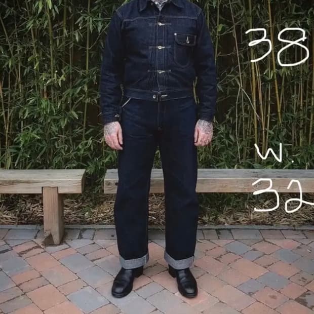 타임원클로딩 엣라코 147 데님셋업 38/32