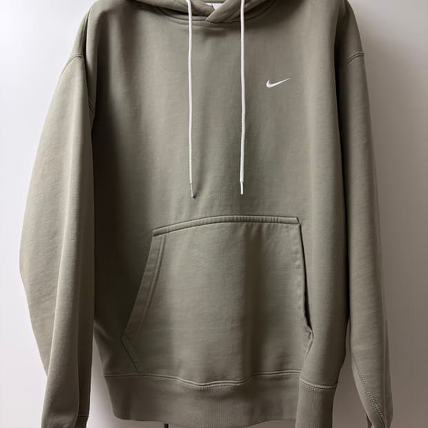 나이키 NRG 솔로 스우시 플리스 후드 라이트 아미 m사이즈