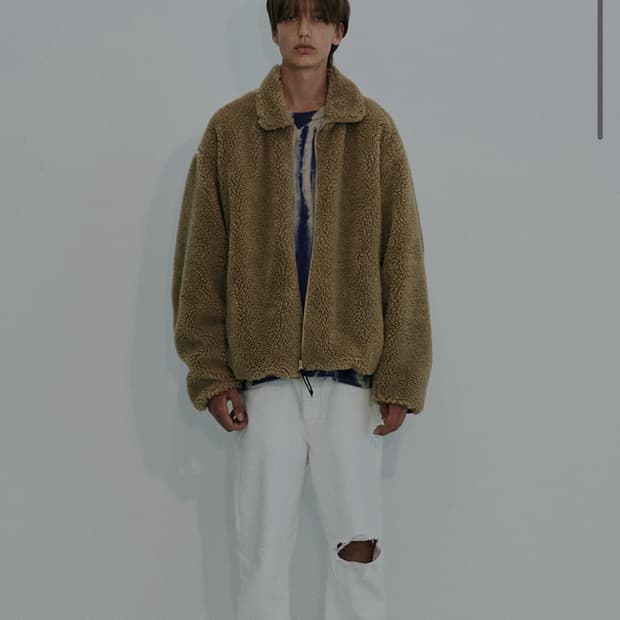 L ) 비바스튜디오 후리스 자켓 IA