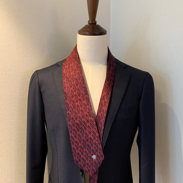 베르사체(VERSACE) 심플로고 클래식 명품넥타이 100실크 이태리