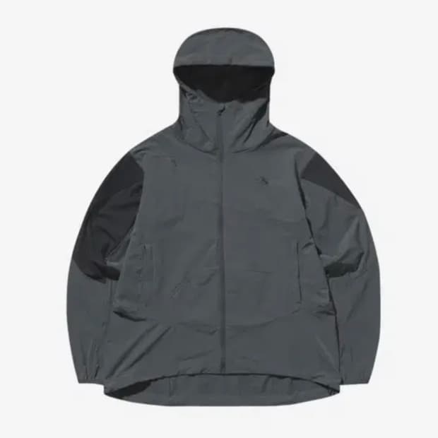 산산기어 insulation hoodie jacket grey 바람막이