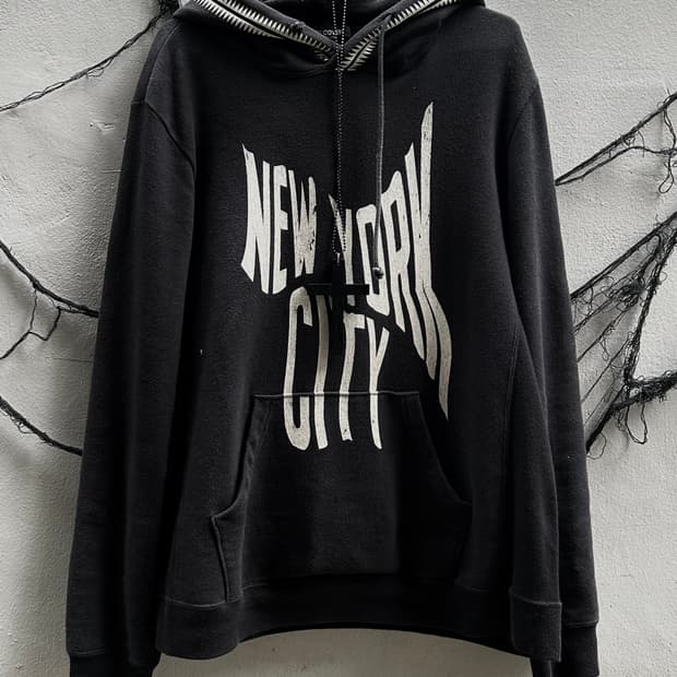 *archive* 언더커버 04 New york city 블랙 후드티