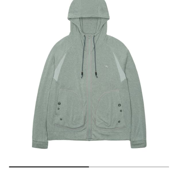 산산기어 kapas knit zip up 민트