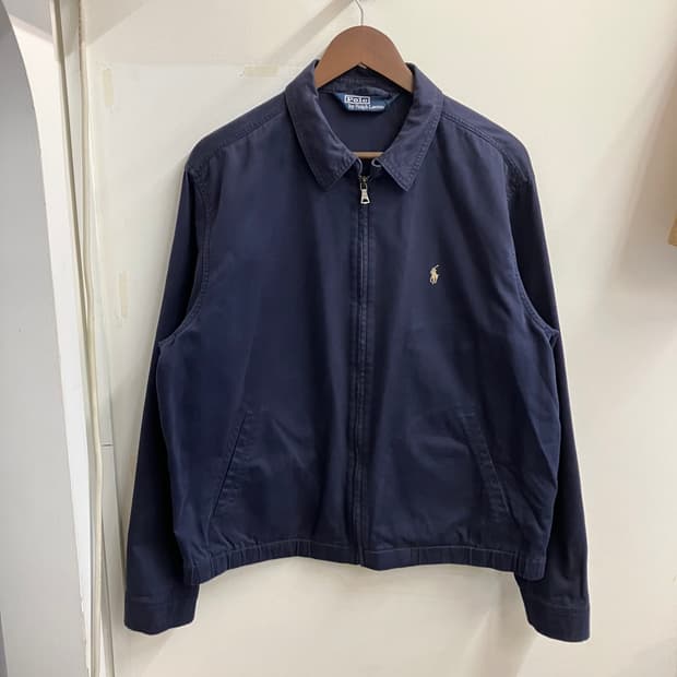 N132 폴로 스윙탑 블루종 자켓