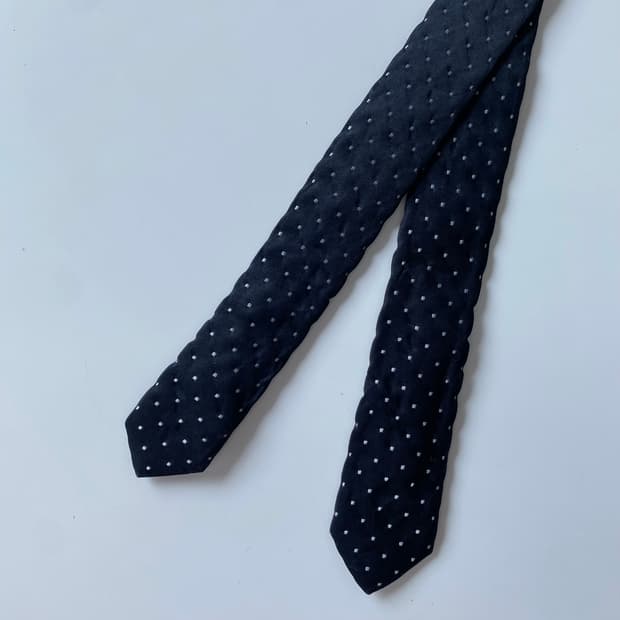 신형 돌체 앤 가바나 (D&G) 슬림 정품 블랙넥타이 4.2cm