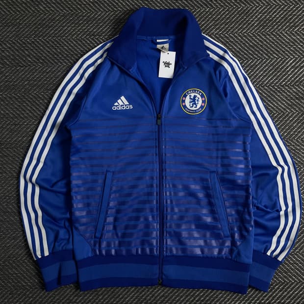 아디다스 첼시 레트로 트랙탑 져지 블루o 3534