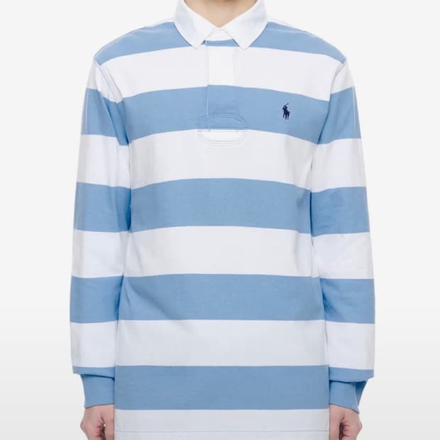 폴로 커스텀 슬림핏 럭비티