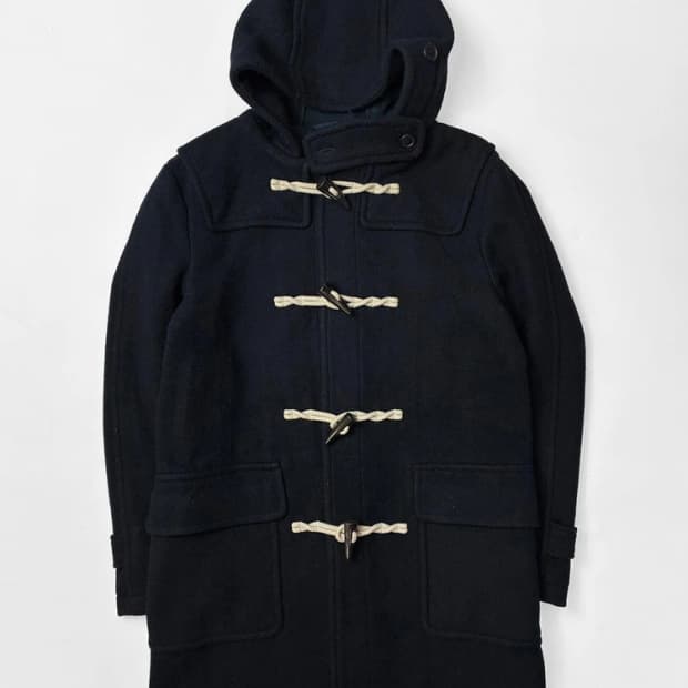 유니클로 울 시그니처 더플 후디 코트 PN5584