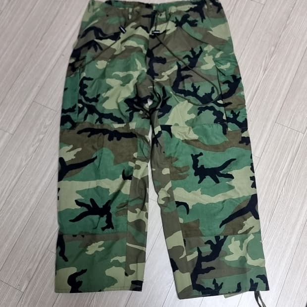 미군 우드랜드 카모 고어텍스 밀리터리 팬츠(라지숏)