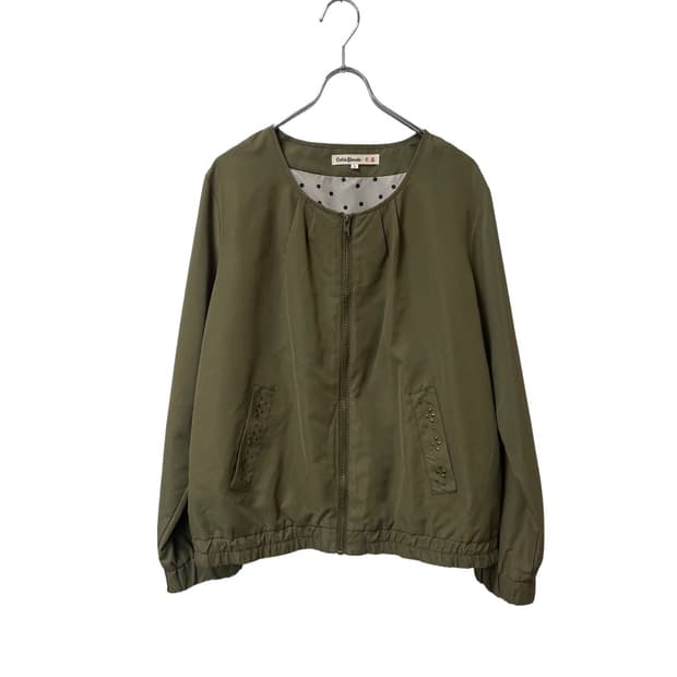 Stud Round Zip-up Blouson