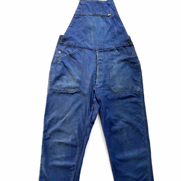 50's Au Moline 프렌치 워크 오버롤 32~34"