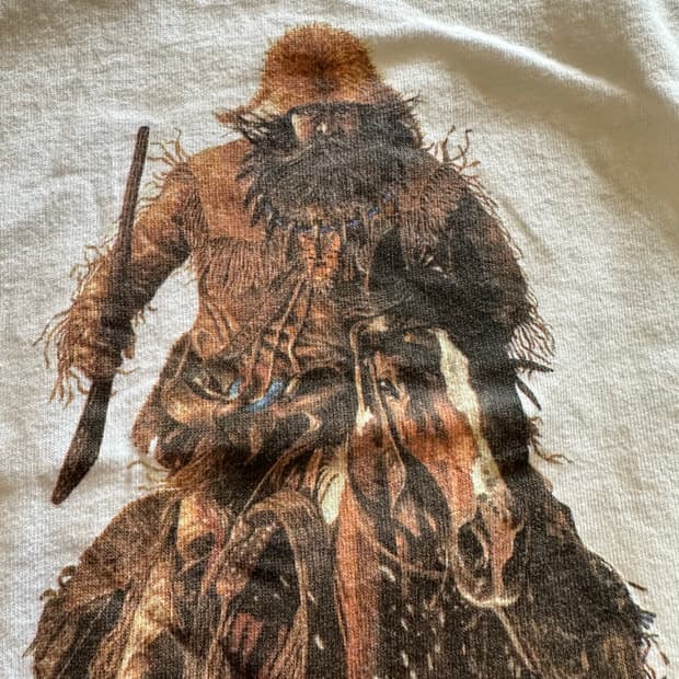 90s "Mountain Man" 웨스턴 아트워크 빈티지 티셔츠