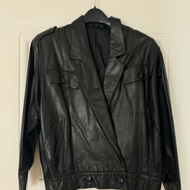 일본 빈티지 소가죽 자켓