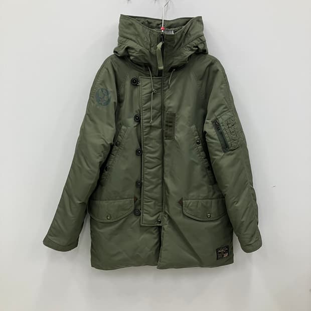 폴로 랄프로렌 카키 N3B 밀리터리 파카 M