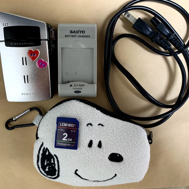 빈티지디카 산요 작티 sanyo xacti cg65