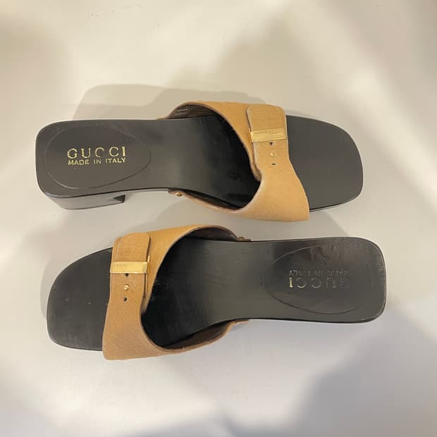 구찌 여성 샌달 구두 37 