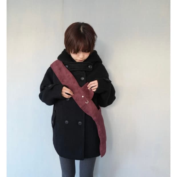 인앤양인하모니 Flap pocket bag, wine