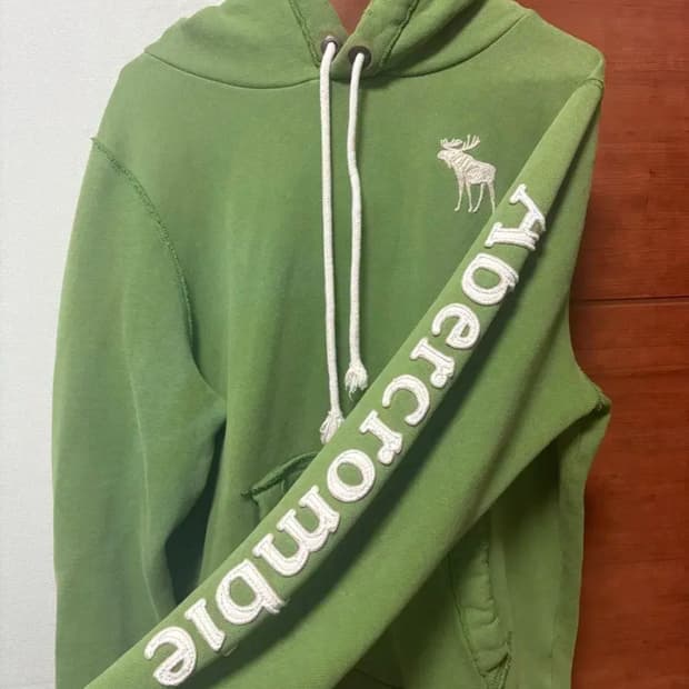 아베크롬비 그린 후드티