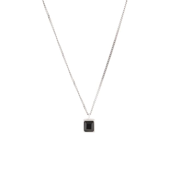 셀린느 남성 아이귀스 스털링 실버 오닉스 목걸이