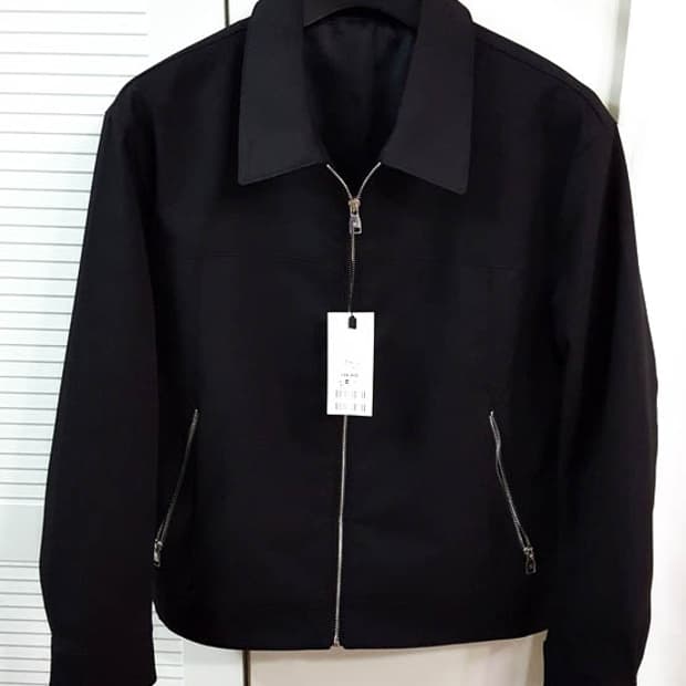 [새상품] 프로젝트엠 남성 블루종 자켓 블랙 105