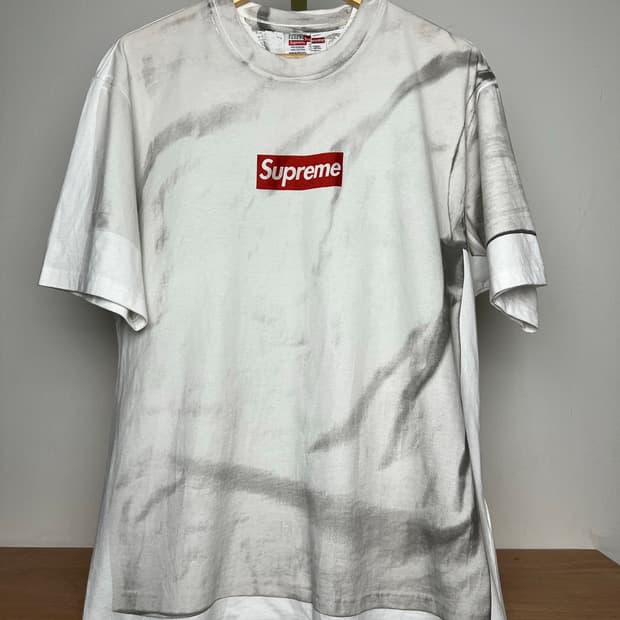슈프림x마르지엘라 MM6 박스로고 supreme x MM6