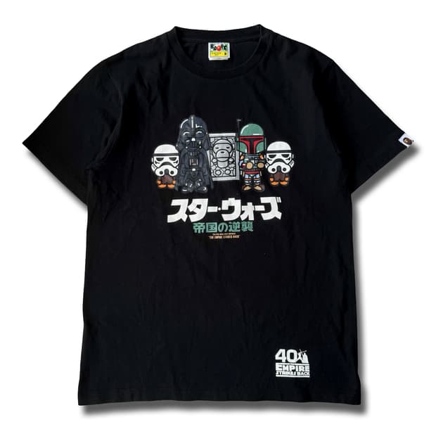 베이프 스타워즈 40주년 반팔 티셔츠