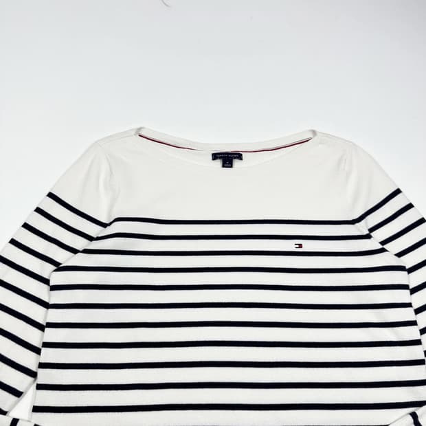 타미힐피거 플래그 스트라이프 니트 (M 여성추천)