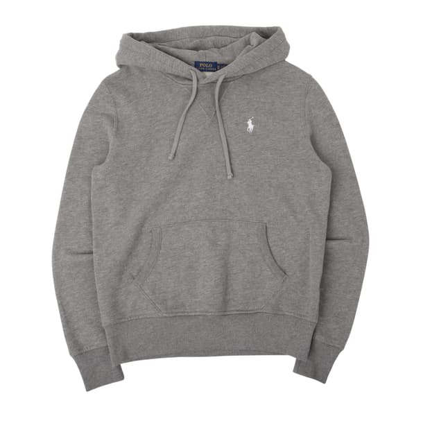 폴로 랄프로렌 그레이 코튼 후드티