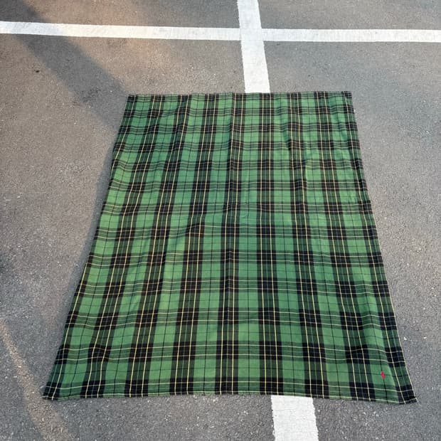 Vintage Ralph lauren 타탄 블랭킷