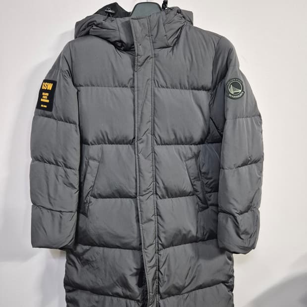 NBS 골든스테이트 워리어스 롱패딩 그레이