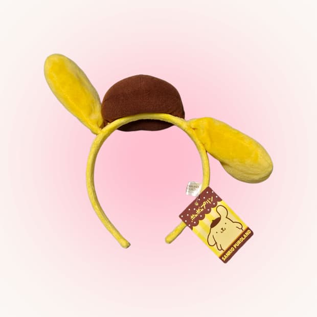 산리오 폼폼푸린 퓨로랜드 머리띠