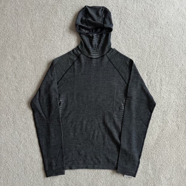 밀레 와플 울 후드 티셔츠 등산복