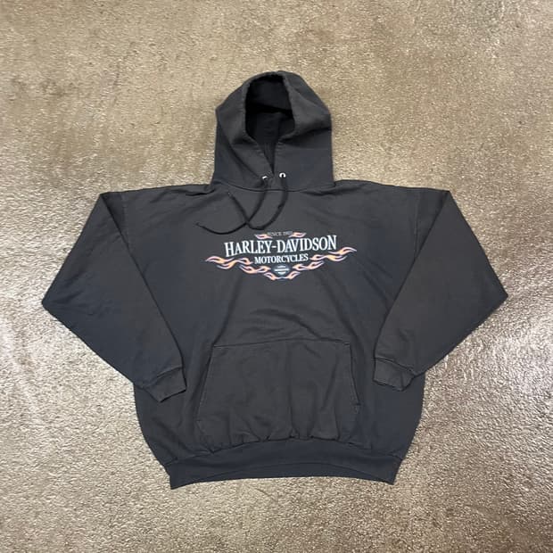 00s 할리데이비슨 플레임 후드티 (110)