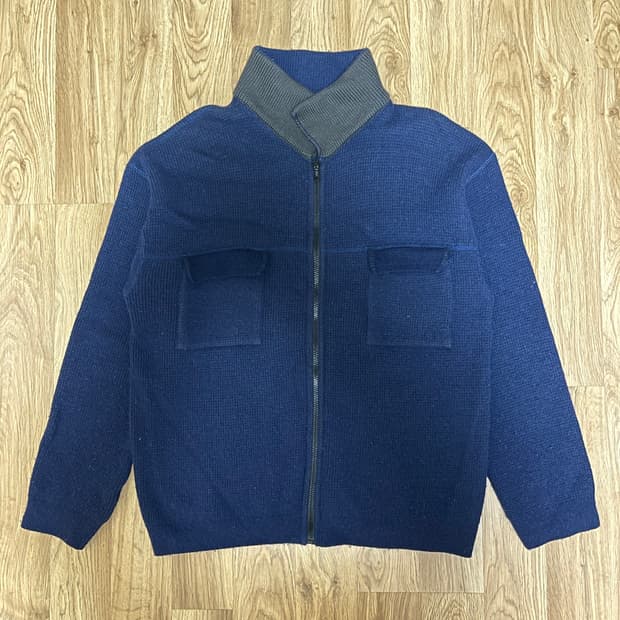 90s cp company knit zip up