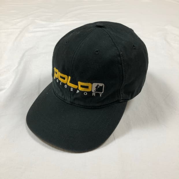 90s 폴로스포츠 스펠아웃 rl67 스트랩 캡 모자