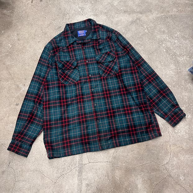 펜들턴 타탄체크 울 보드셔츠