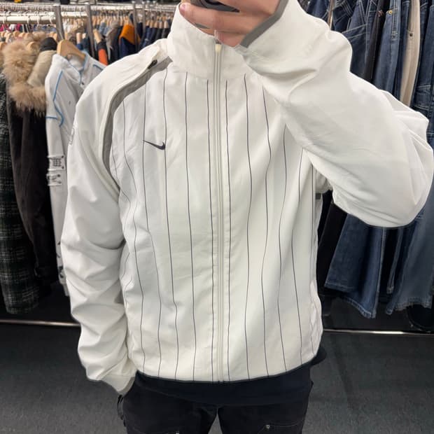 XL)00’s나이키 빈티지 올드스쿨 분리형 바람막이 트랙자켓