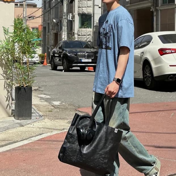 베이프 가죽 숄더백 에코백 토트백 잡지부록 정품