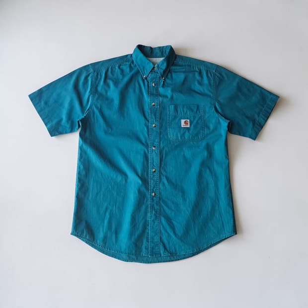 칼하트 면 오버핏 반팔셔츠 M