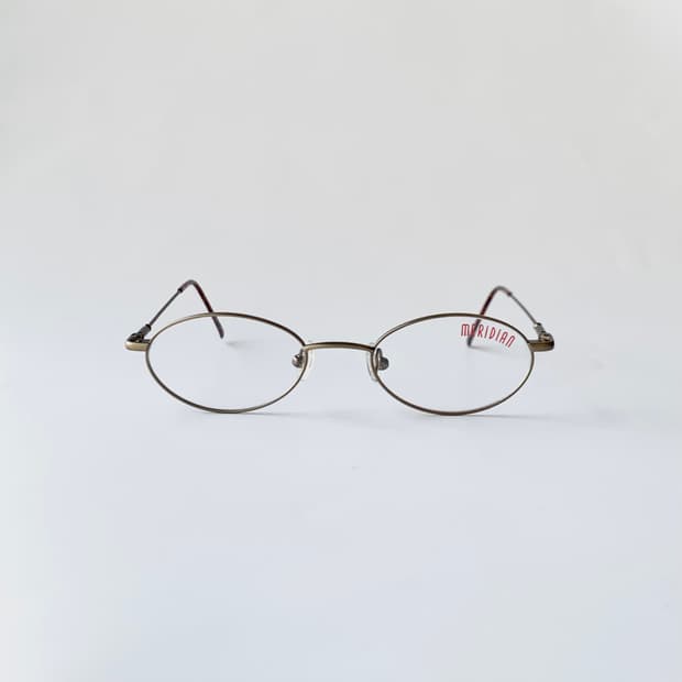 740 데드스탁 언더림 역반무테 엔틱골드 소형 미니멀 빈티지안경