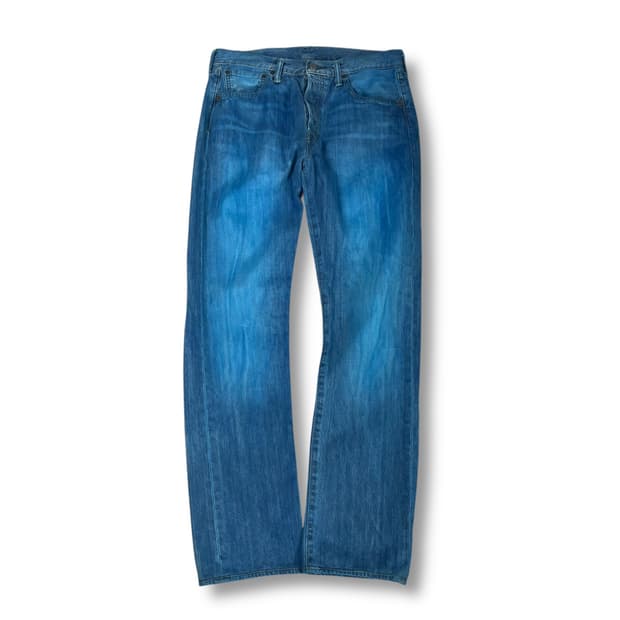 (32) 리바이스 501 코발트블루 버튼플라이 데님 팬츠