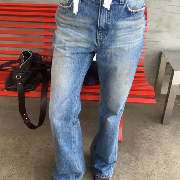 브리드 더티 워싱 부츠컷 팬츠 - s사이즈 새상품