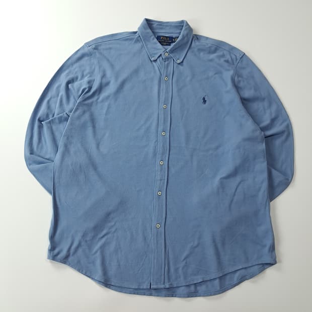 CA594 XL 폴로 QR 메쉬 스모키블루 셔츠 남방
