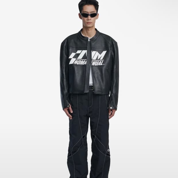 노메뉴얼 (NOMANUAL) / 스피드 레이싱 레더자켓 / L