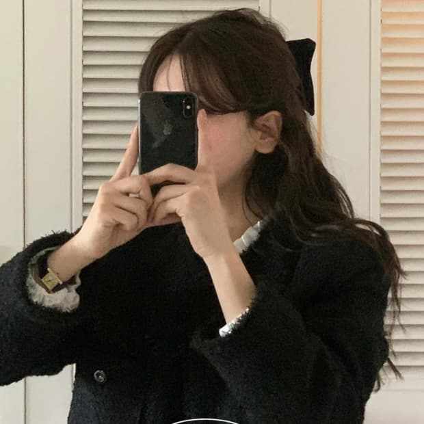 위드아웃썸머 페퍼트위드 블랙