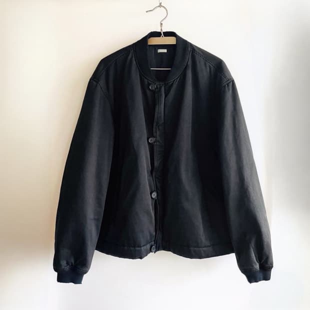 25aw Vintage Silk Bomber Jacket