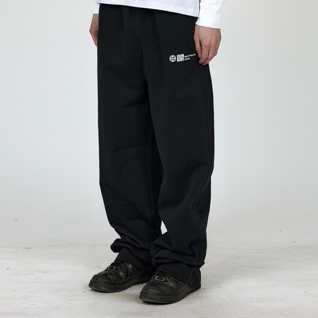 플라스틱프로덕트 MPa SWEATPANTS (BLACK) S