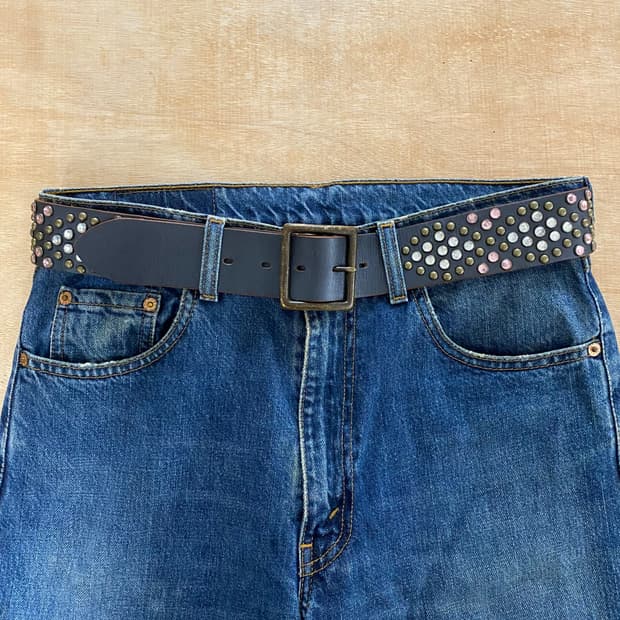 VTG gemstone garrison belt 잼스톤 개리슨 벨트